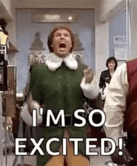 i m so excited gif|i'm so excited meme gif.